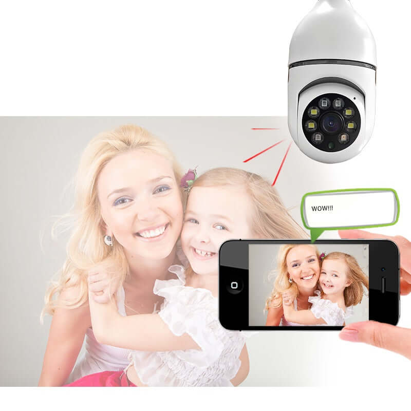 Câmera de Segurança Full HD Wi-Fi Inteligente 360 - SecurityMax