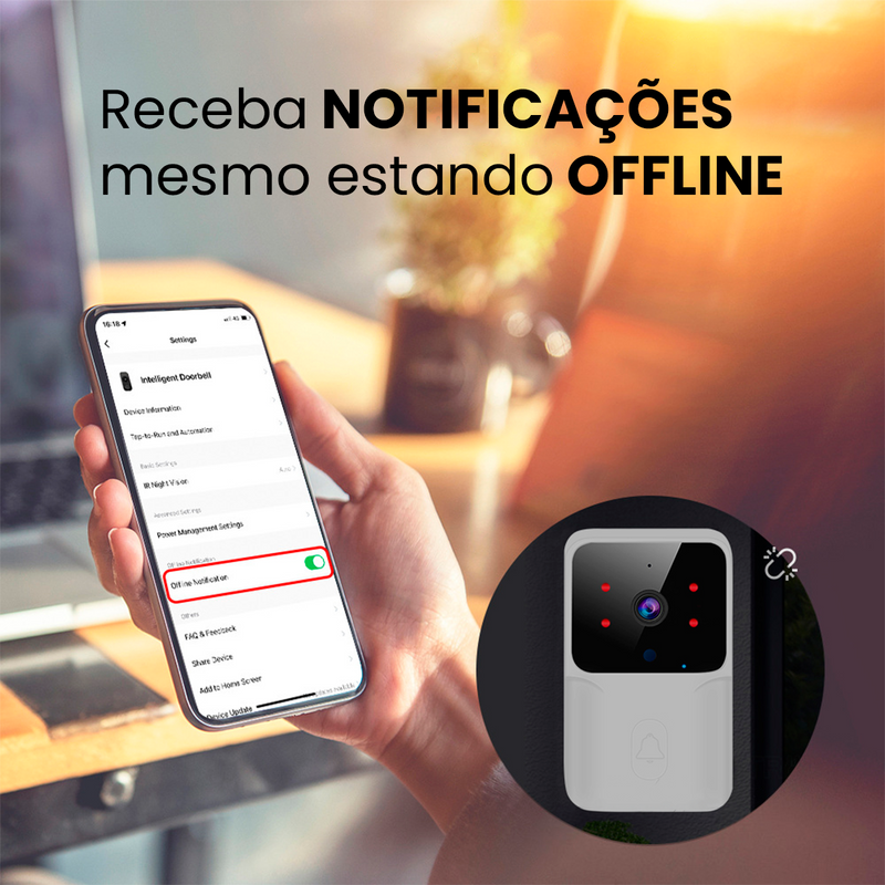 Receba notificações mesmo estando offline